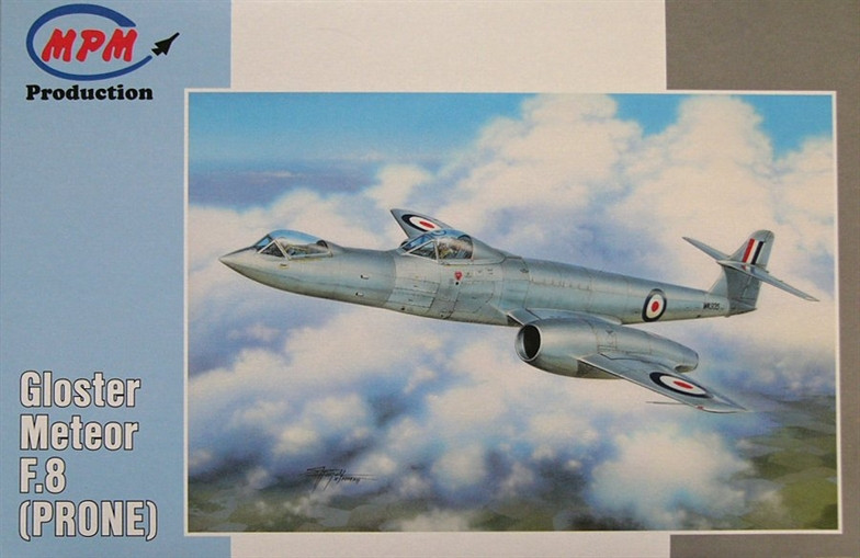 Пластикова модель 1/72 MPM 72569 Британський реактивний винищувач Gloster Meteor F.8 (PRONE)