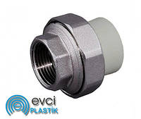 Сгон американка Evci Plastik 50х1 1/2" РВ полипропиленовый