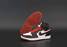 Жіночі кросівки Nike Air Jordan.Black/White. ТОП Репліка ААА класу., фото 2