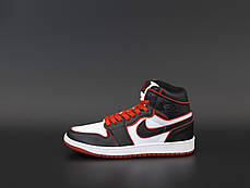 Жіночі кросівки Nike Air Jordan.Black/White. ТОП Репліка ААА класу., фото 3