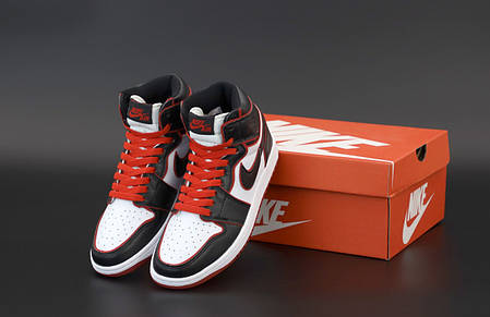 Жіночі кросівки Nike Air Jordan.Black/White. ТОП Репліка ААА класу., фото 2