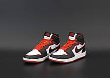 Жіночі кросівки Nike Air Jordan.Black/White. ТОП Репліка ААА класу., фото 3
