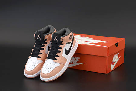 Женские кроссовки Nike Air Jordan.Pink. ТОП Реплика ААА класса., фото 2