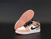 Женские кроссовки Nike Air Jordan.Pink. ТОП Реплика ААА класса., фото 3