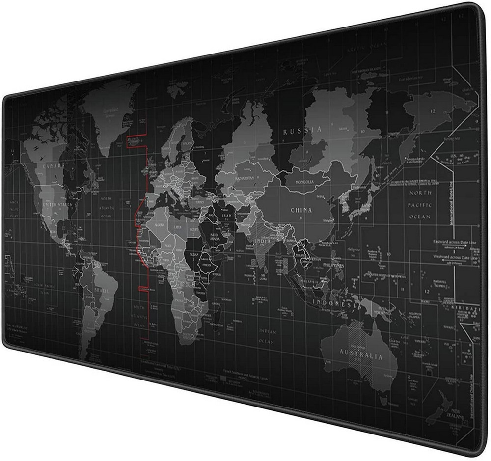 Ігрова поверхня (Килимок для мишки) Карта Світу (90х40 см)