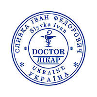 Клише печати Doctor, Врач 38-40 мм без оснастки