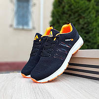 Жіночі кроси Adidas NEO Black чорні. Кросівки Адідас НЕО для дівчат у чорному кольорі з білою підошвою, фото 3