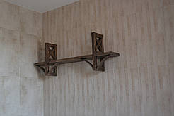 Полиця дерев'яна скандинавський стиль