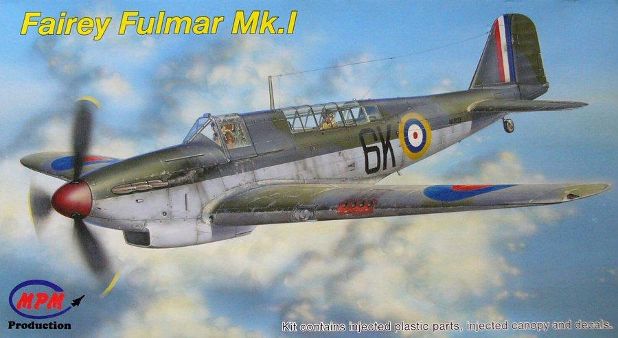 Пластикова модель 1/48 MPM 48056 Британський палубний винищувач Fairey Fulmar Mk.I