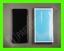 Дисплей Samsung G980 Cosmic Grey S20 (GH82-22123A) сервісний оригінал у зборі з рамкою