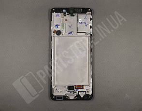 Дисплей Samsung A315 Black А31 2020 (GH82-22761A) сервісний оригінал у зборі з рамкою, фото 2