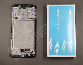 Дисплей Samsung A315 Black А31 2020 (GH82-22761A) сервісний оригінал у зборі з рамкою, фото 2
