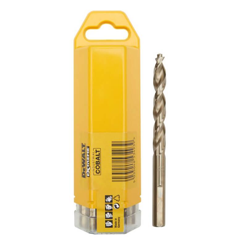 Свердло по металу EXTREME2 кобальтовое HSS-CO 8x117x72 мм упаковка 10 штук DeWALT DT4938