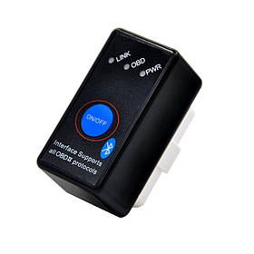 Сканер для діагностики автомобіля OBD2 ELM327 BT (Black) | Діагностичний сканер авто