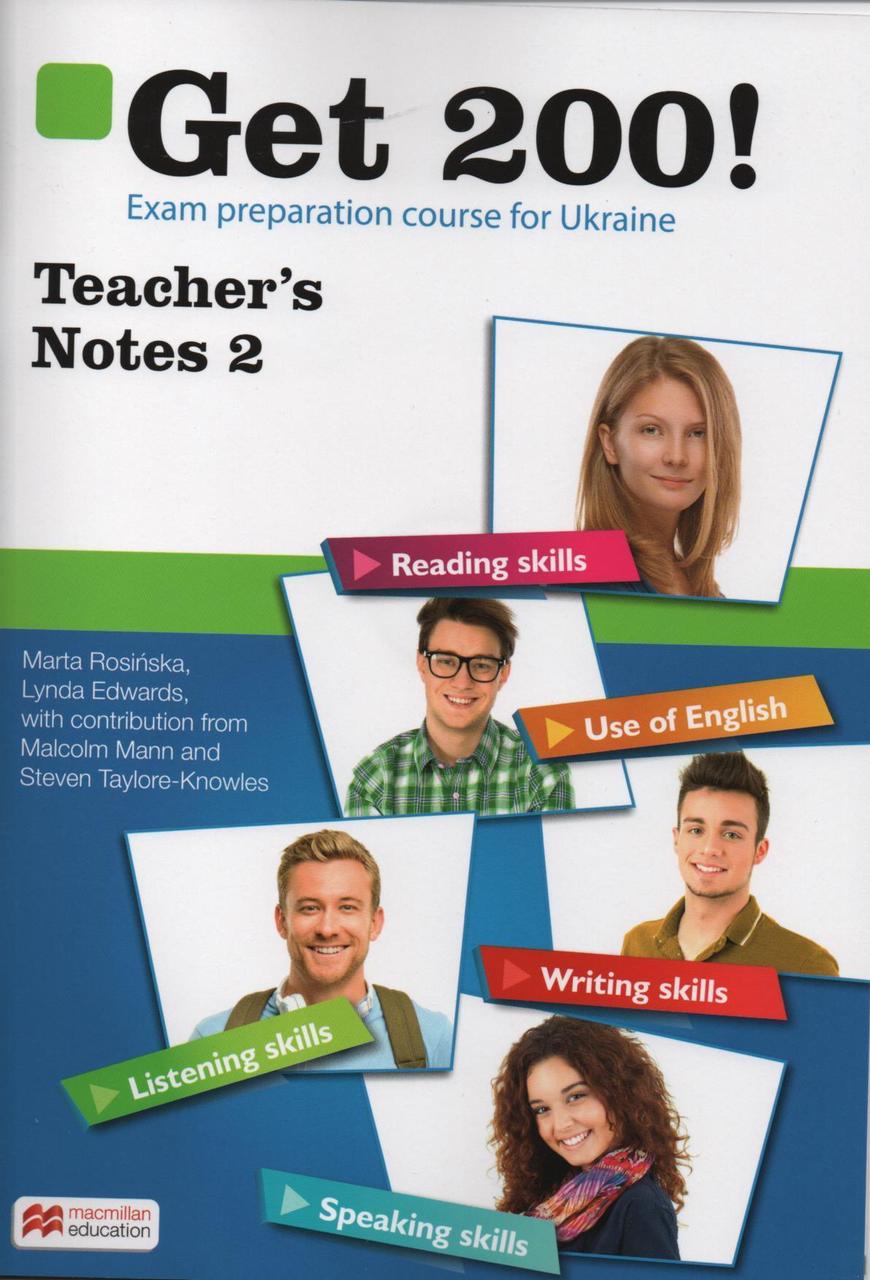 Підготовка до ЗНО Get 200! Exam course for Ukraine Book 2 TB (книга для вчителя з відповідями), фото 1