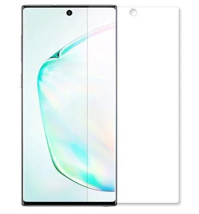 Гідрогелева захисна плівка на Samsung Galaxy Note 10+ на весь екран прозора