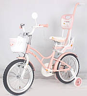 Велосипед ПРЕМИУМ КЛАССА детский двухколесный ARDIS BEEHIVE колеса 16 дюймов с сидением для куклы