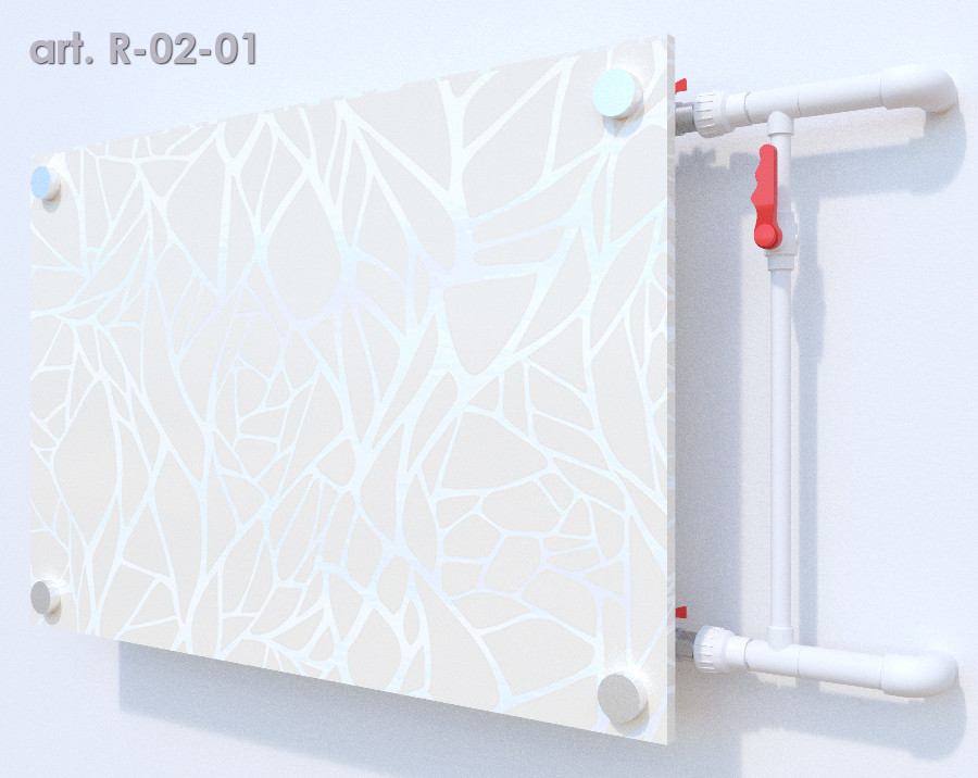 Скляний екран на радіатор