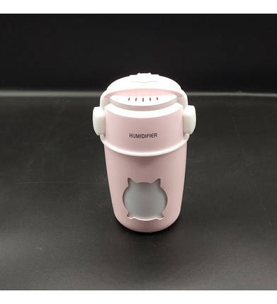 Мінізволожувач повітря нічник 0,2 л Humidifier, фото 2
