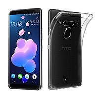 Прозрачный Чехол OneCam HTC U12 Plus (ультратонкий силиконовый)