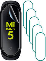 Комплект Xiaomi Mi Band 5 Защитные Пленки (5 шт.)