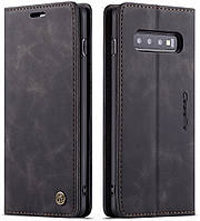 Чохол книжка з магнітом Samsung Galaxy S10 Plus CaseMe Чорний