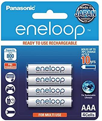 Акумулятор міні-пальчиковий ААА Panasonic 1,2 V 750mAh eneloop ( 4шт. )