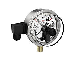 Манометр з електричними контактами Pakkens серія MK