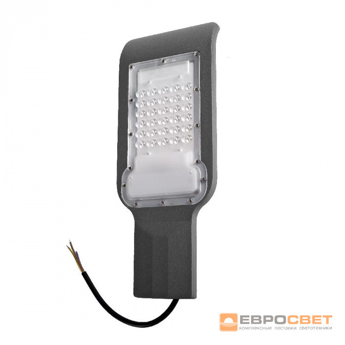 Світильник консольний 30Вт LED вуличний 6400К SKYHIGH-30-060 ЕВРОСВЕТ, фото 1
