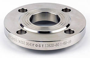 Фланець нержавіючий плоский Ду 15 (18) Ру 16 за ГОСТ 12820-80