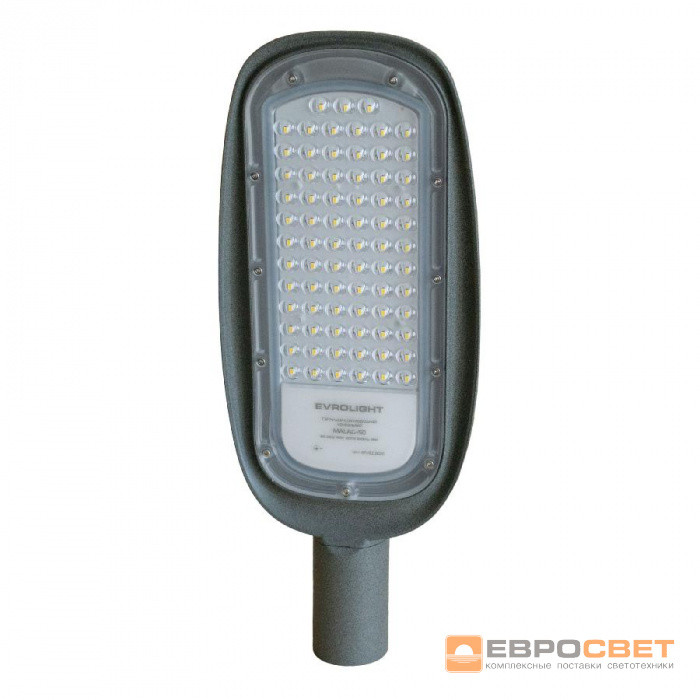Світильник консольний 50Вт LED EVROLIGHT 5000К MALAG-50 M 6000Лм IP65 (5 років), фото 1
