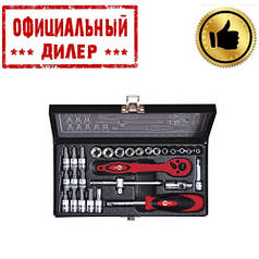 Набір інструменту INTERTOOL ET-6028 1/4" 28ед ( гол.4-13мм, біти 11ед. ) (шт)