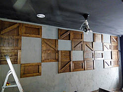 Дерев'яний декор стін "Фасади"