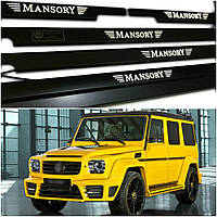 Накладки на пороги з підсвічуванням поріжки LED для W463 Mansory Style G55 G65 G63 G500 G Wagon Mercedes