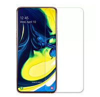 Гидрогелевая защитная пленка на Samsung Galaxy A80 на весь экран прозрачная