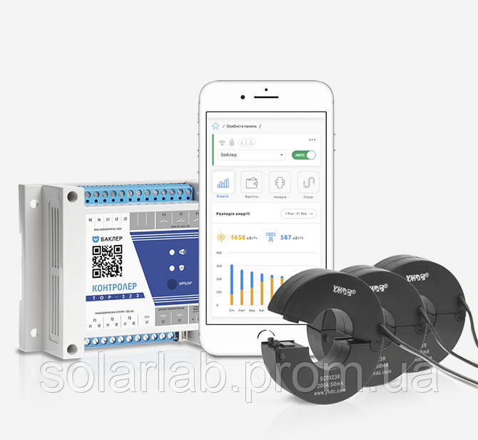 WiFi моніторинг енергії 140 кВт