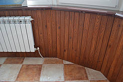 Декор стіни дерев'яними рейками