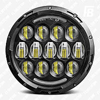 Фара FB-HL-7IN-105BL головного света светодиодная (светодиодная LED) с ДХО и поворотником, Ø7 дюймов, 12 В,