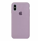 Чохол Silicone Case Full для iPhone X, Xs Blueberry Чорничний, фото 4