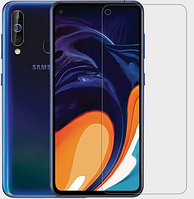 Гидрогелевая защитная пленка на Samsung Galaxy A60 на весь экран прозрачная