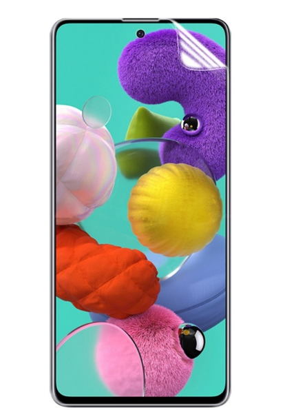 Гідрогелева захисна плівка на Samsung Galaxy A51 на весь екран прозора