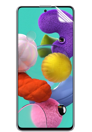 Гідрогелева захисна плівка на Samsung Galaxy A51 на весь екран прозора, фото 1