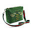 Сумка жіноча зелена ТМ "Vasha Para". Натуральна замша та шкіра, фото 2