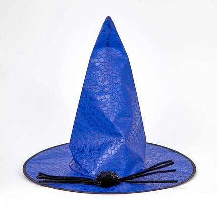 Ковпак Відьми з павуком синій, фото 1