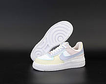 Жіночі кросівки Nike Air Force pink beige . ТОП Репліка ААА класу., фото 2