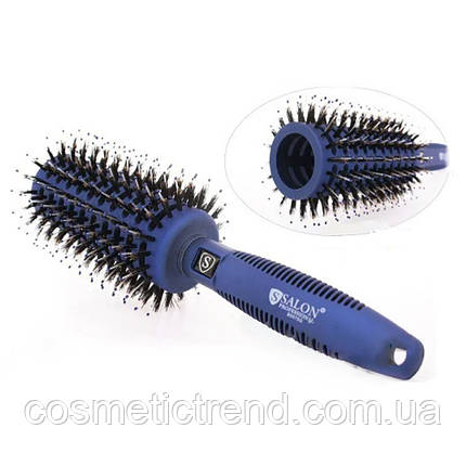 Щітка-брашинг продувний пластиковий з комбінованою щетиною B9575G Salon Professional, фото 1