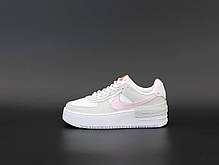 Жіночі кросівки Nike Air Force white/pink. ТОП Репліка ААА класу., фото 2