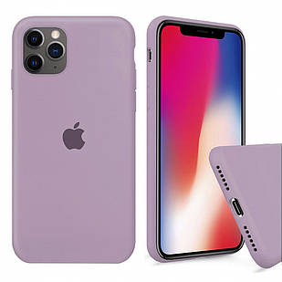 Чохол Silicone Case full для iPhone 11 Pro Max Blueberry Чорничний