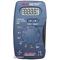 Цифровий кишеньковий мультиметр з функцією вимірювання ємності і частоти PROTESTER (PM320)