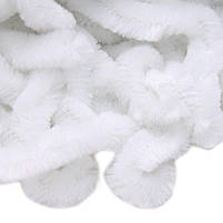 Павутиння декоративне на Хелловін, велюрове, біле, Паутина велюровая на хэллоуин, фото 2